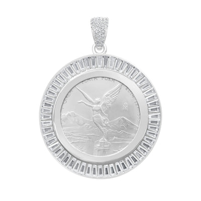 Joyaris Dije Onza Plata Pura 999 Hombre Zirconias 56mm Plateado