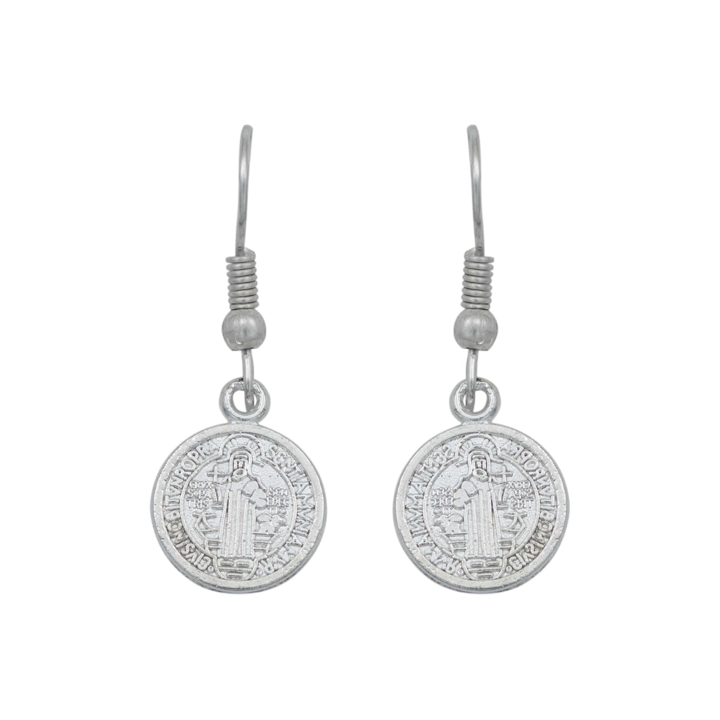 Kit 2 Pares Aretes Doble Vista Gancho San Benito Mujer