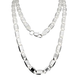 Cadena Gruesa Hombre Mujer Plata 925 Marinera 65 Cm X 6 Mm