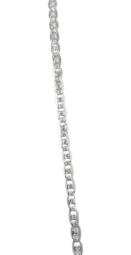 Cadena De Plata Ley .925 Gucci Diamantada 50 Cm X 2.5 Mm
