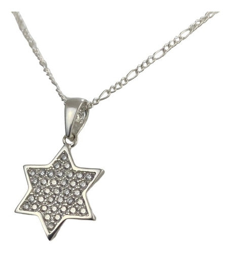 Juego Estrellas Zirconias Regalo +dije + Cadena Plata 925