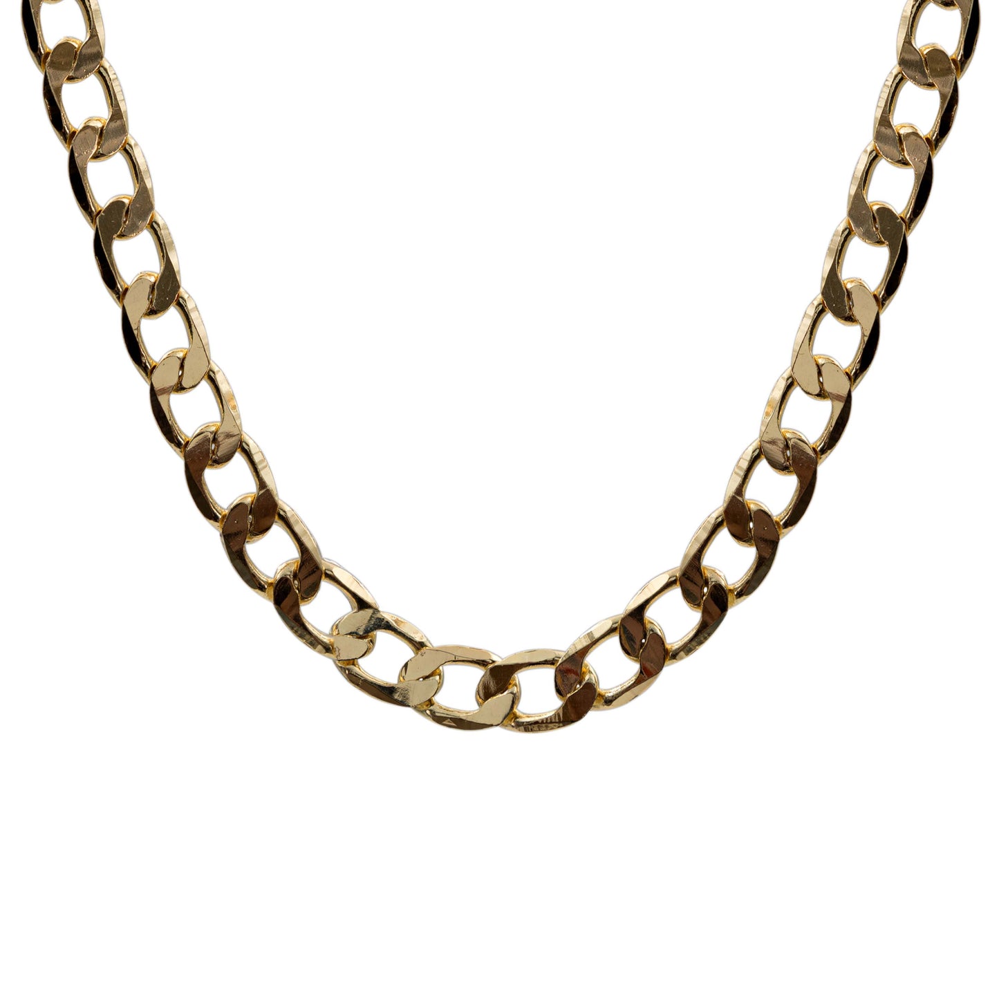 Cadena Cubana Gruesa Hombre Regalo Chapa Premium Oro 14k