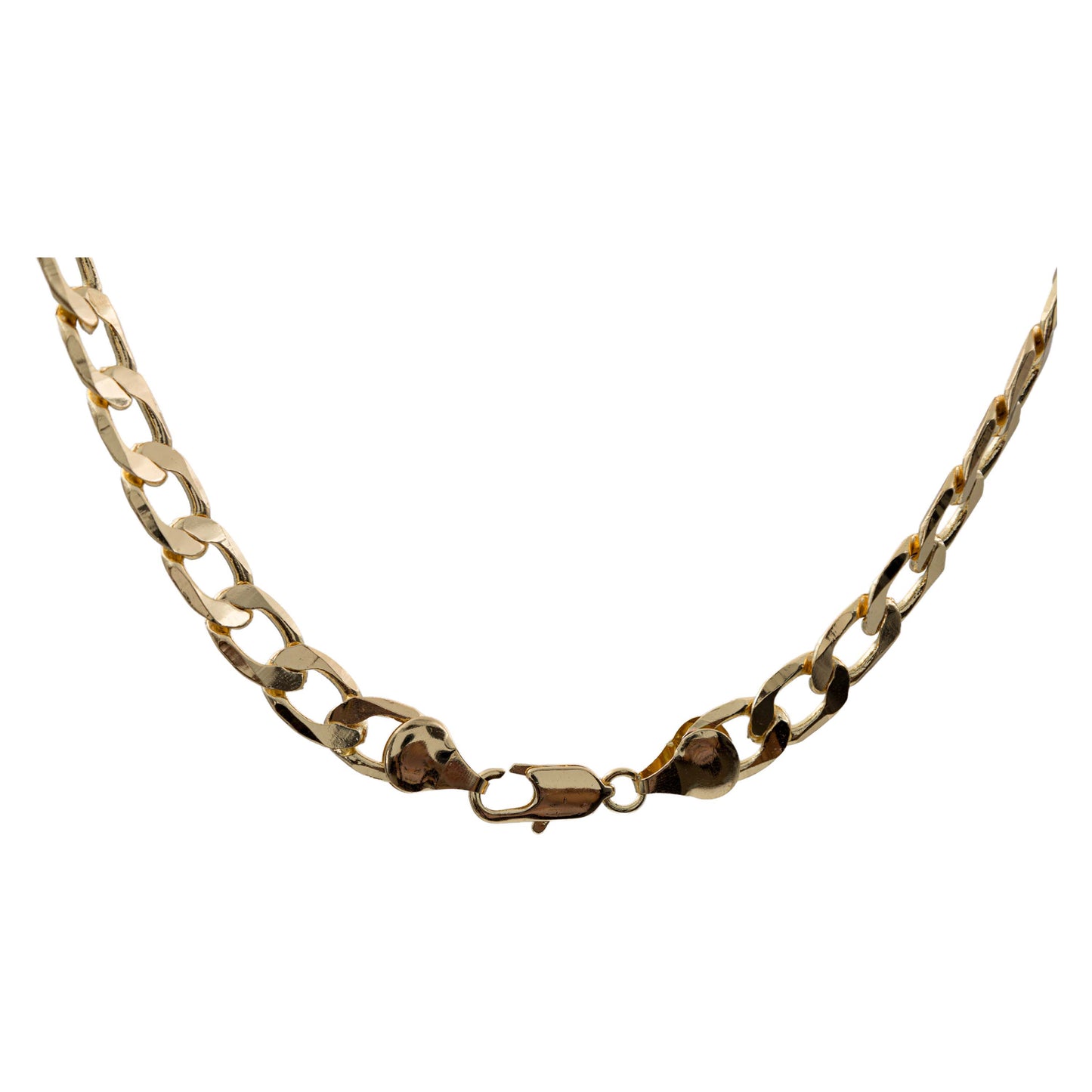 Cadena Cubana Gruesa Hombre Regalo Chapa Premium Oro 14k
