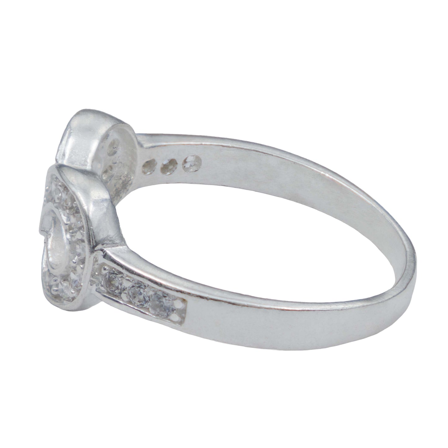 Anillo Infinito Zirconias Amor Regalo Mujer Plata 925