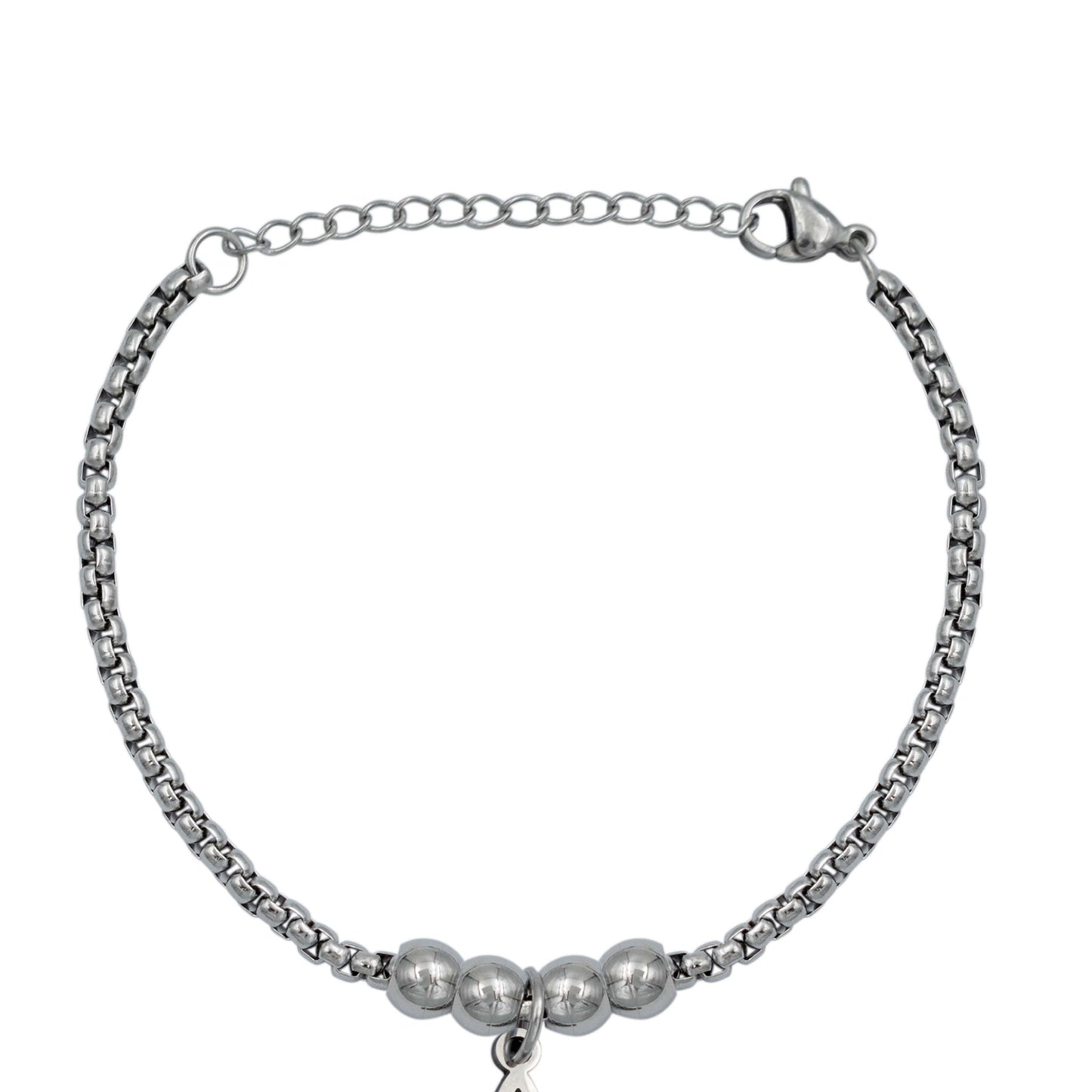 Pulsera Nudo Bruja Celta Acero Inoxidable Amuleto Protección