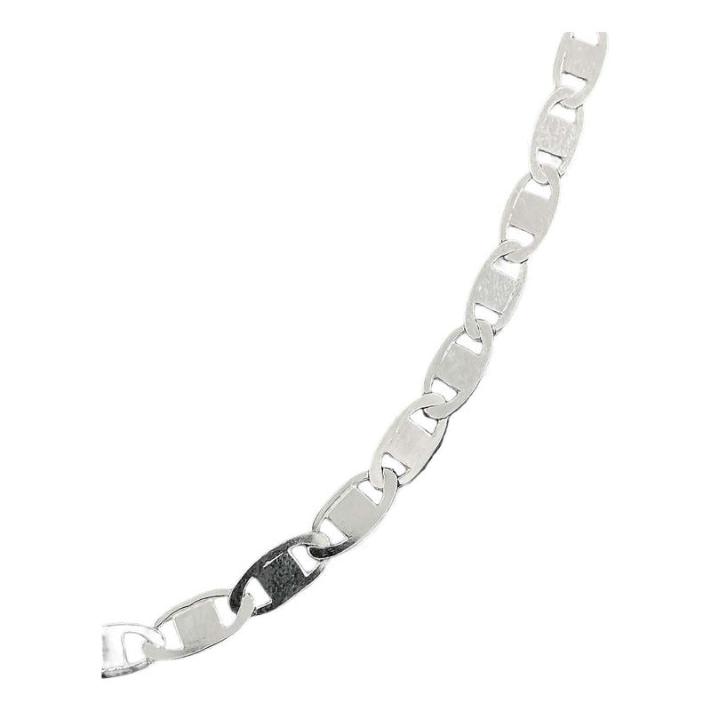 Cadena Gruesa Hombre Mujer Plata 925 Marinera 55 Cm X 5 Mm