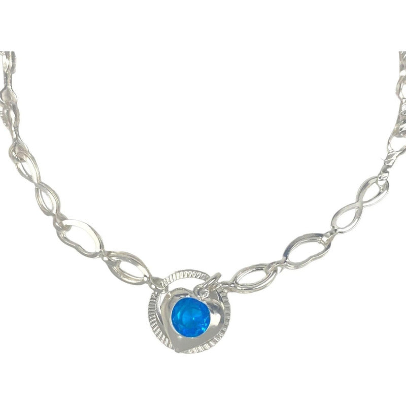 Pulsera Ajustable Corazon Amor Infinito Regalo Amistad Plata