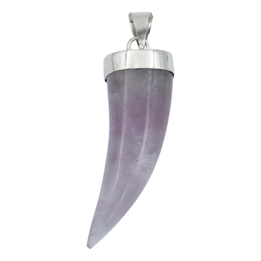 Dije Colmillo Piedra Natural Hombre Mujer Colección Plata925