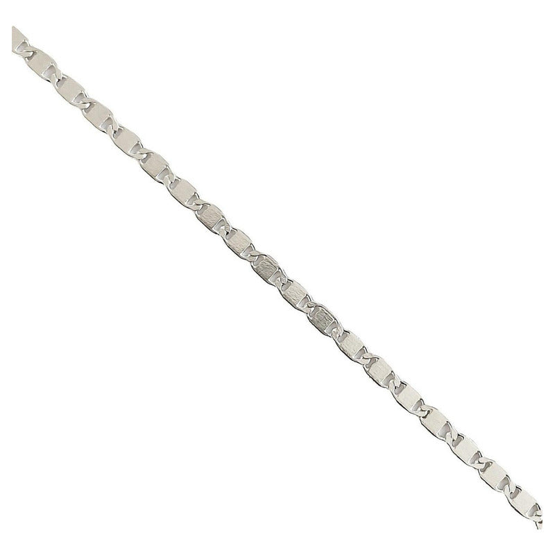 Cadena Hombre Mujer Plata S925 Marinera Lisa 50 Cm X 2 Mm