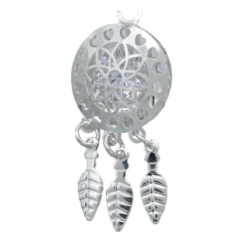 Collar Cadena Con Atrapa Sueños Mujer Regalo Plata Ley 925