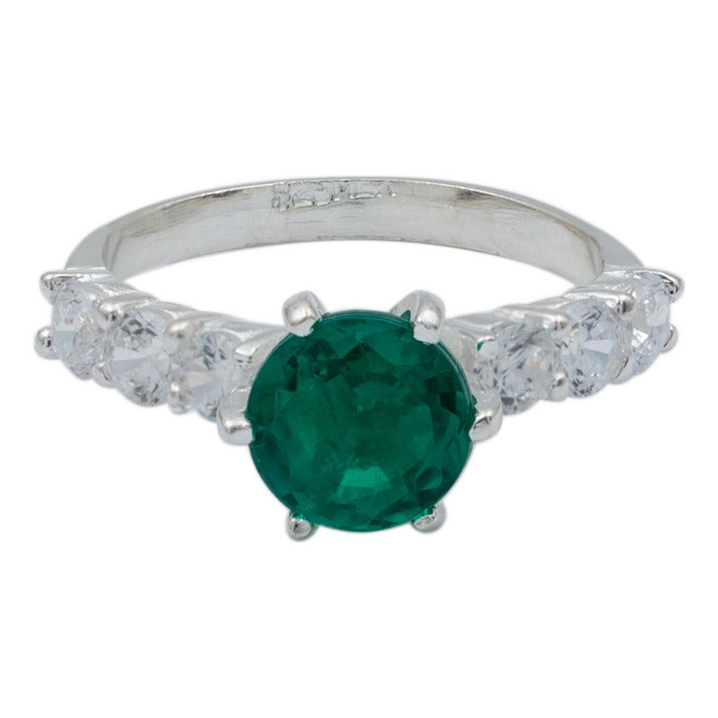 Anillo Solitario Promesa Mujer Regalo Amor Zirconia Plata925