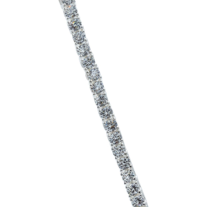 Collar Tenis Zirconia Mujer Regalo Plata 925 45cm X 3mm