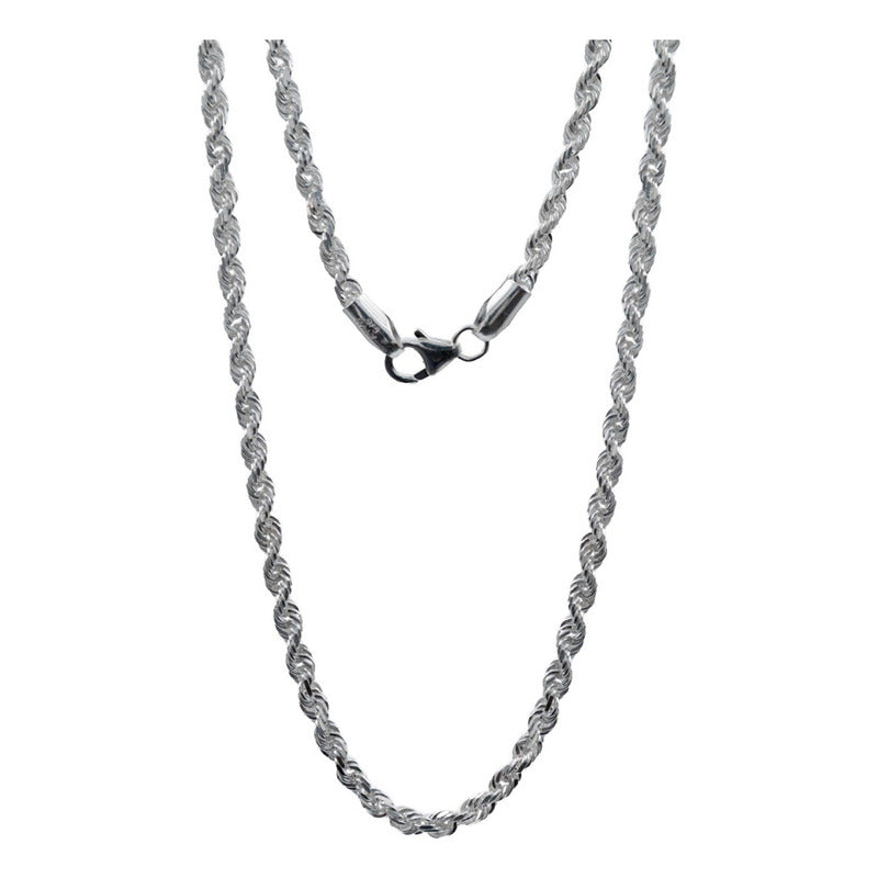 Cadena Torsal Regalo Amor Plata Italiana 925 50 Cm X 3.2 Mm