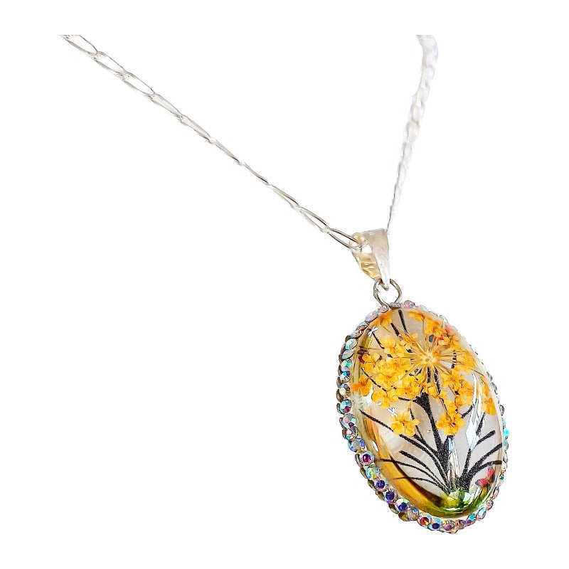 Juego Kit Arbol De La Vida Natural Encapsulado Plata 925