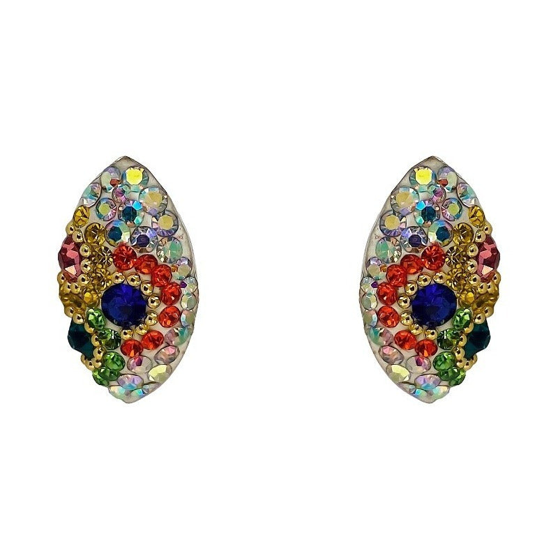 Juego Gigante Completo Artesanal Pavo Real Piedras Plata 925