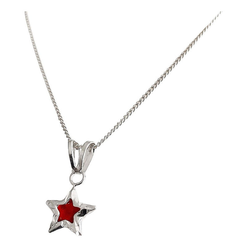 Juego Estrella Piedra Amor Regalo Mujer Promesa Plata 925