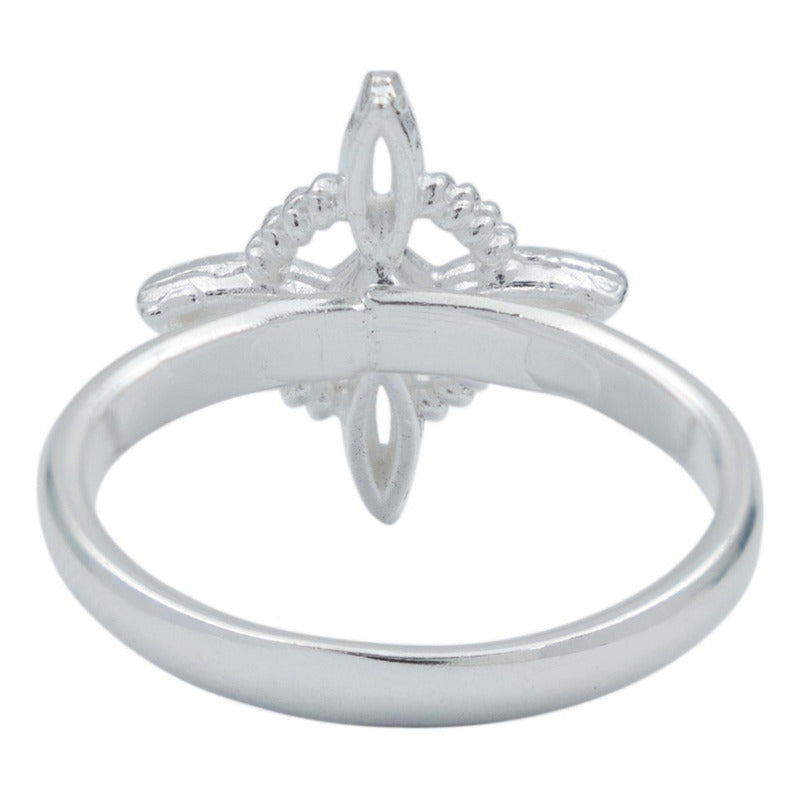 Anillo Nudo De Bruja Celta Liso Clásico Amuleto Plata 925