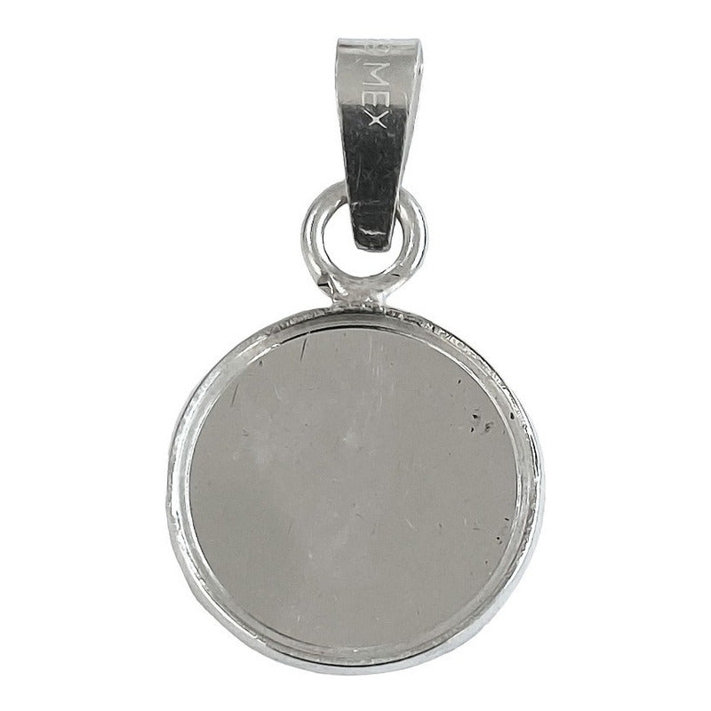 Dije Medalla San Judas Tadeo Chica Plata Pura Ley 999 52053