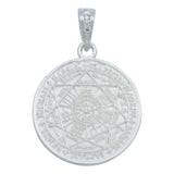 Dije Medalla Sello 7 Arcángeles Mediano Amuleto Plata 925