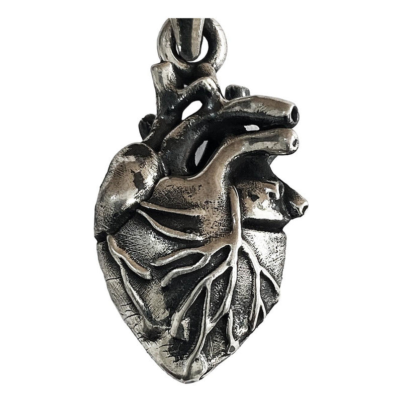 Dije Corazón Pavonado Amor Regalo Plata Solida Ley 925