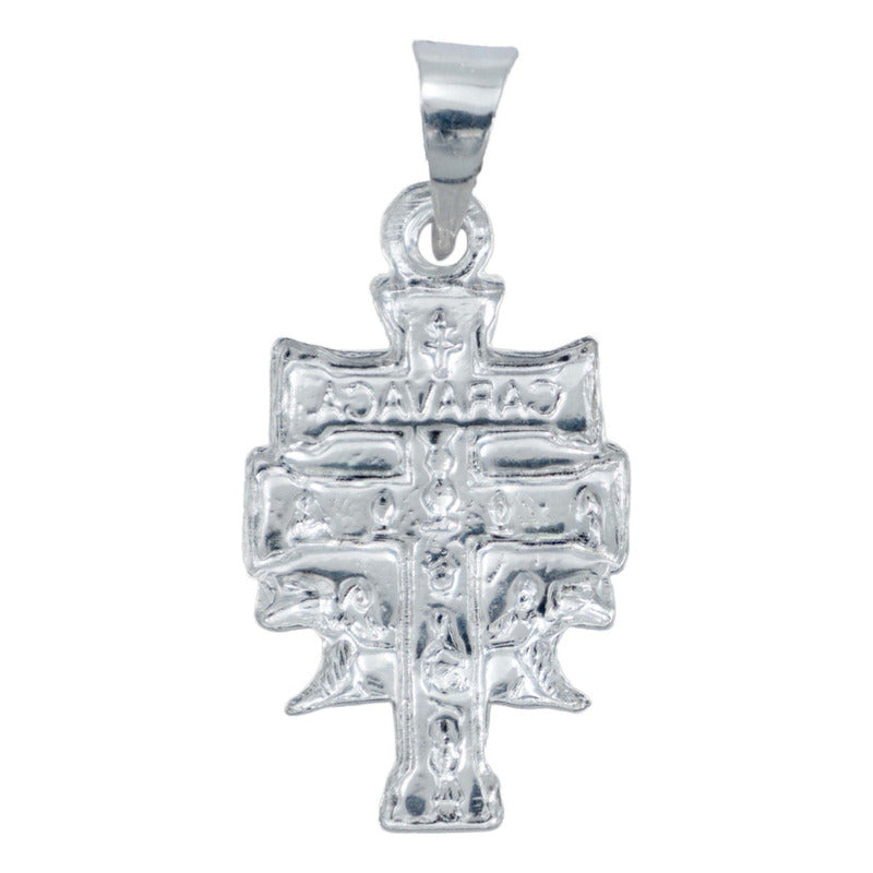 Dije Cruz Caravaca Troquel Hombre Mujer Regalo Plata Ley 925
