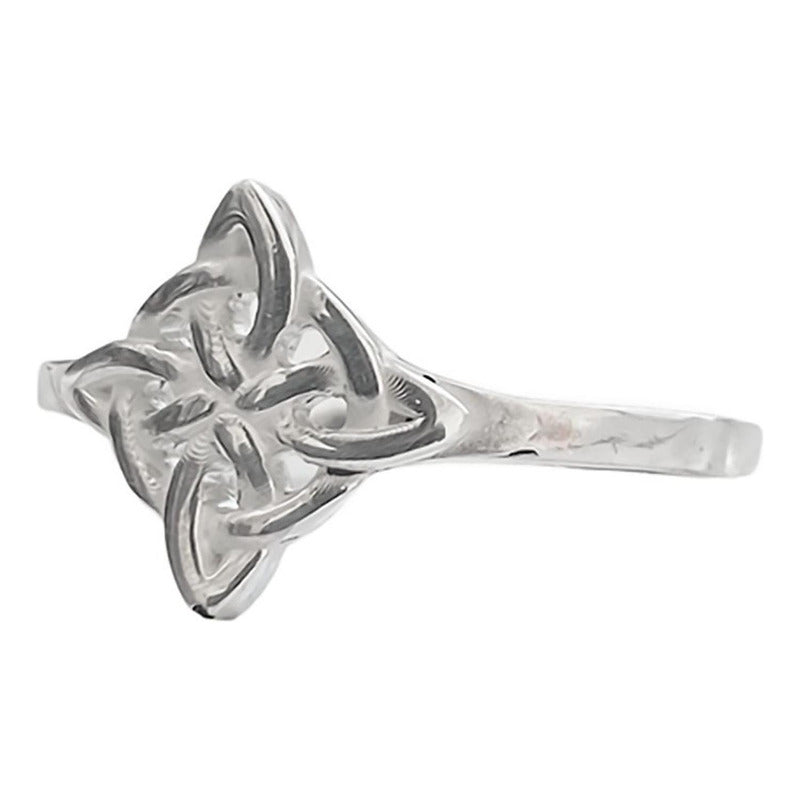 Anillo Nudo De Brujas Celta En Plata 925 Fabricado A Medida