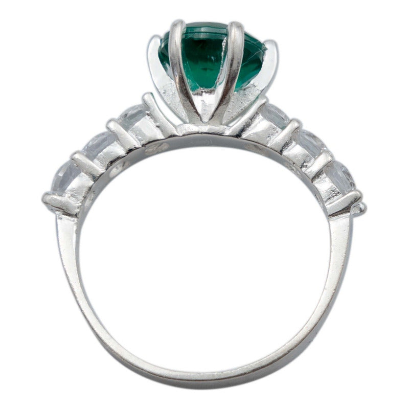 Anillo Solitario Promesa Mujer Regalo Amor Zirconia Plata925