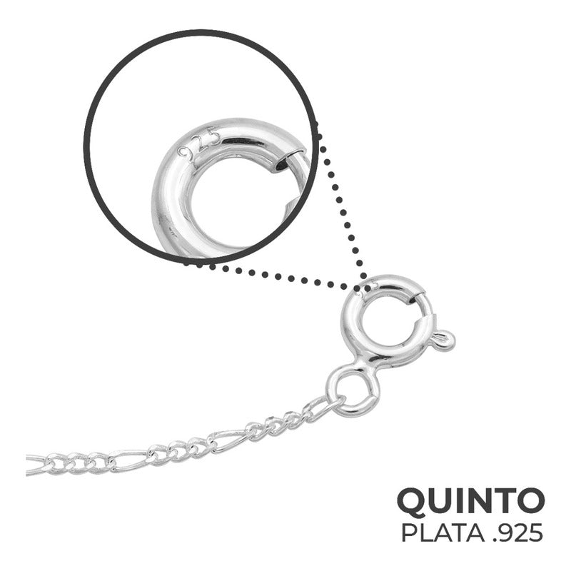 Pulsera Ajustable Nudo Bruja Figaro 3x1 Bolas Plata 925 Violeta 6 Cm 20 Cm