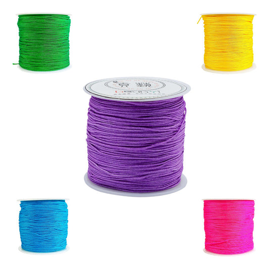 Hilo Para Pulseras Chino Elastico Bisutería 0.8 Mm 92 Metros