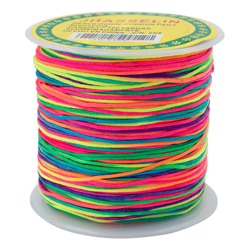 Hilo Para Pulseras Chino Elastico Bisutería 0.8 Mm 92 Metros