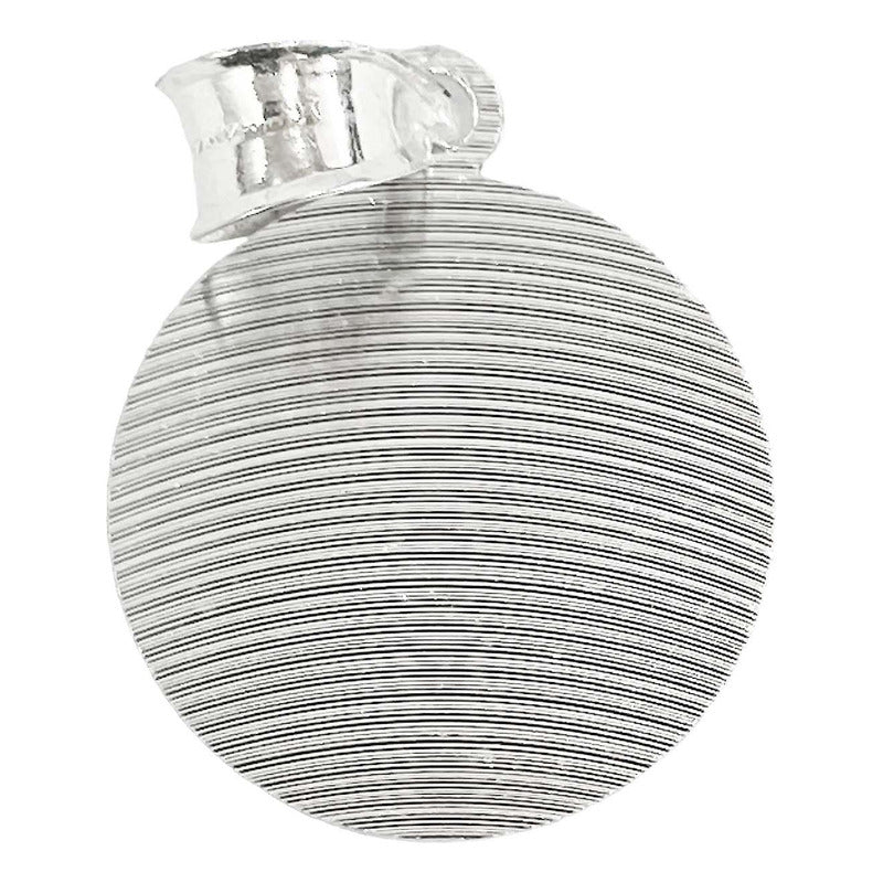 Medalla Diamantada San Judas Tadeo Plata Ley 925 1.7 Cm Plateado Alto/ancho 2.5 Cm X 1.7 Cm