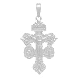 Dije Cruz Perdón Cristo San Benito Milagrosa Plata 925 4 Cm Plateado