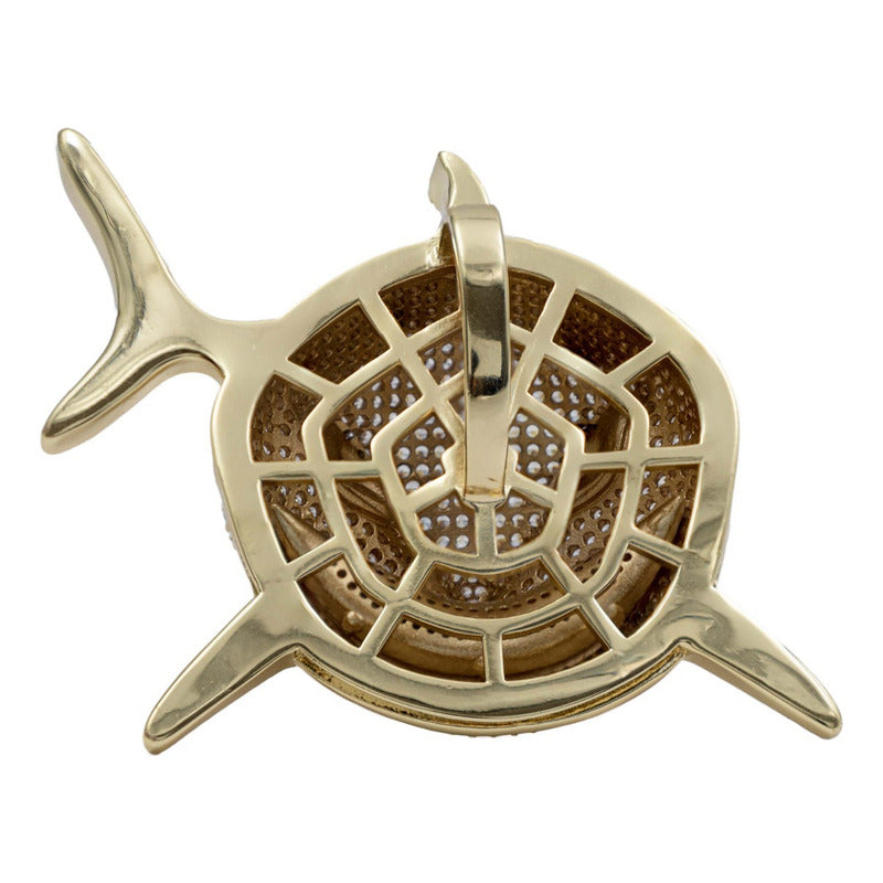 Dije Hombre Tiburon Nemo Hiphop + Cadena Regalo Chapa Oro14k