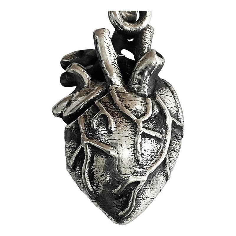 Dije Corazón Pavonado Amor Regalo Plata Solida Ley 925