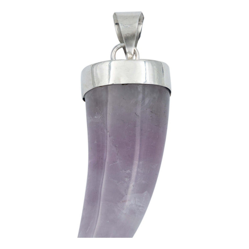 Dije Colmillo Piedra Natural Hombre Mujer Colección Plata925