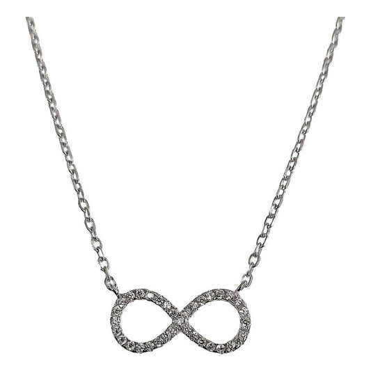 Collar Infinito Promesa Regalo Amor Plata Tailandesa Ley 925 52053