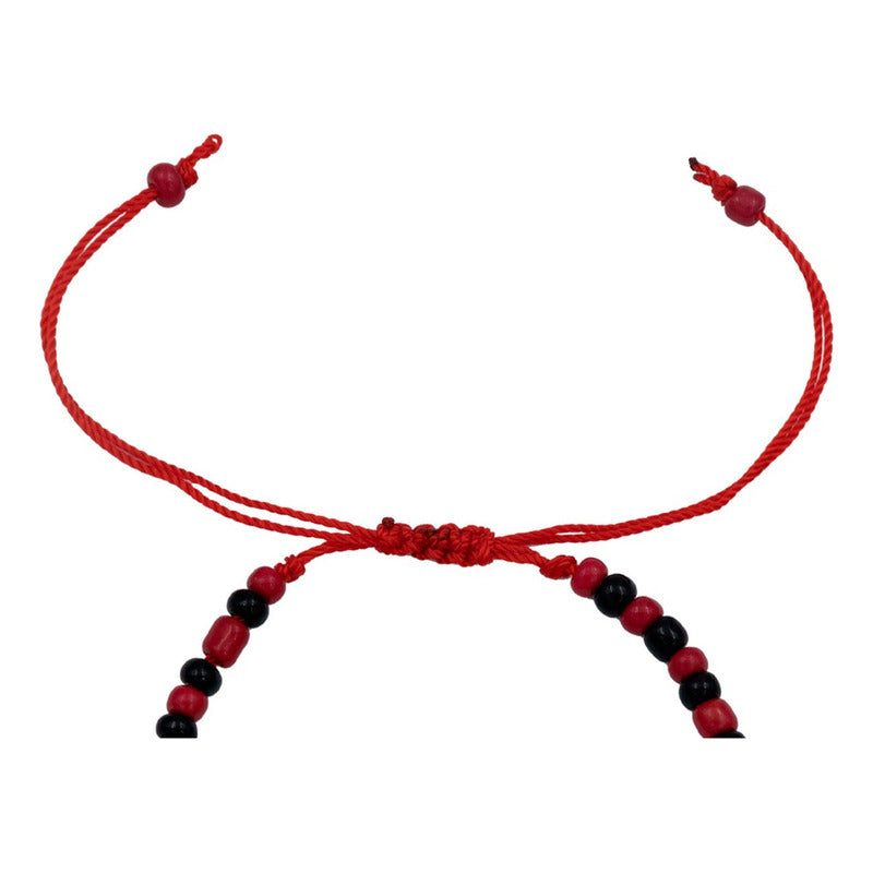 2 Piezas Pulsera Ojo Turco Suerte Protección Liston Rojo