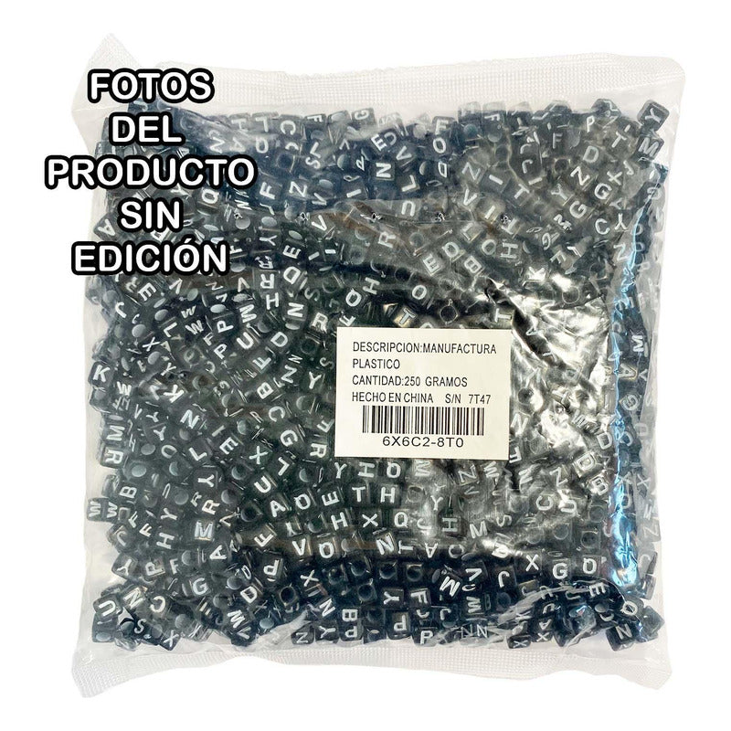 Armado Pulsera Bisuteria Letra 1200pzs + 100 Mts Hilo Nylon