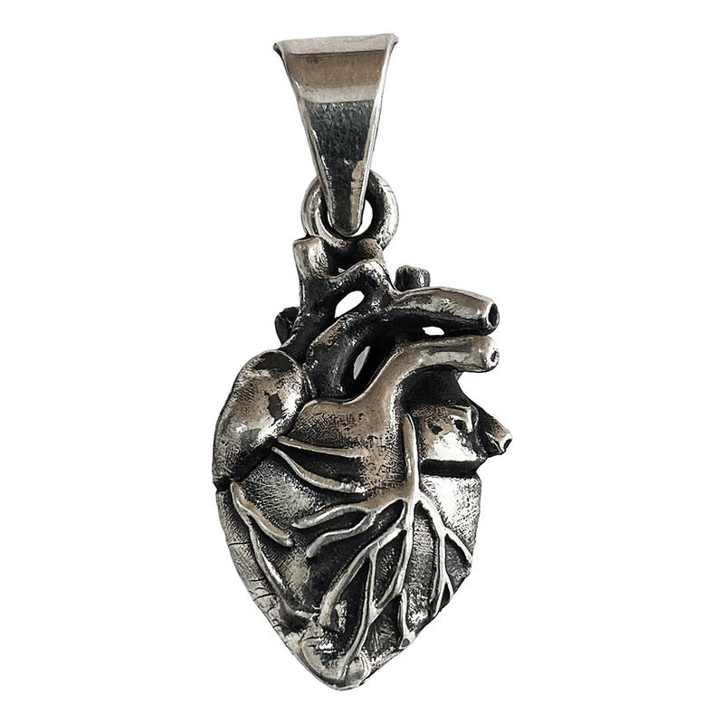 Dije Corazón Pavonado Amor Regalo Plata Solida Ley 925