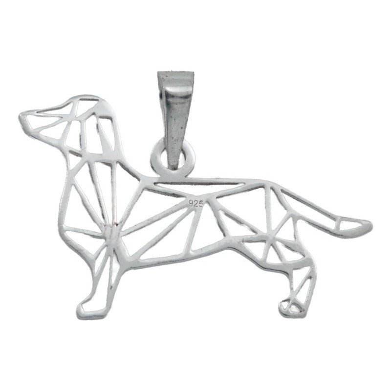Dije Calado Chico Mascota Perro En Plata Solida Ley 925