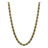 Cadena Torsal Hombre Chapa De Oro 14k Calidad Premium 7 Mm