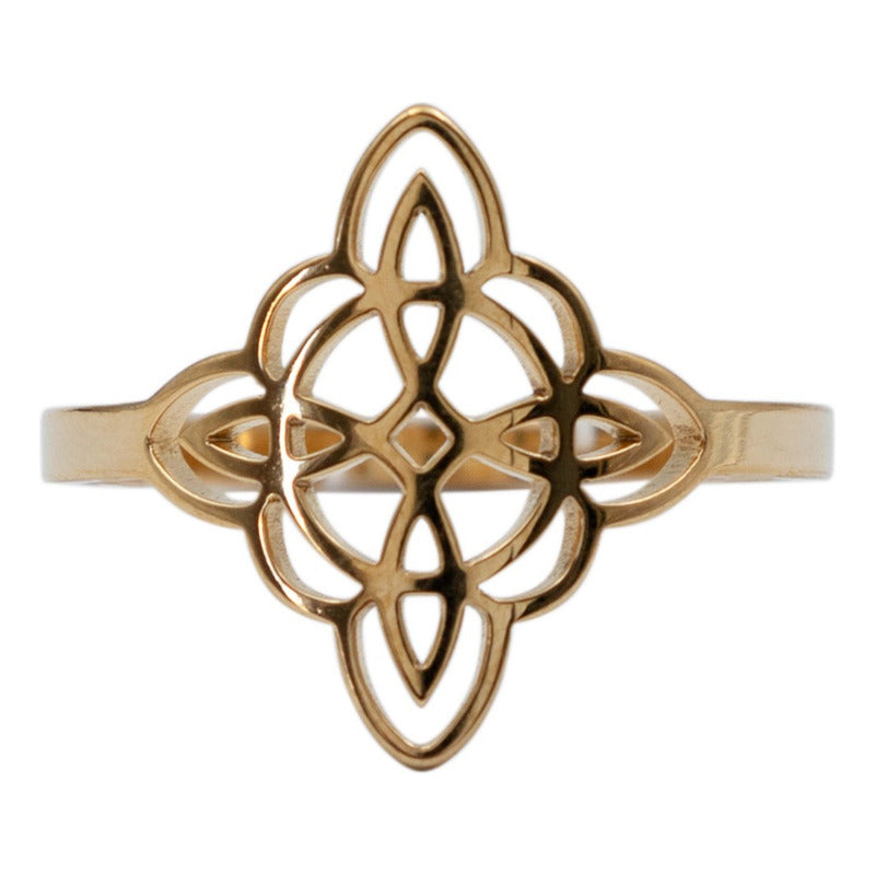 Anillo Ajustable Nudo Bruja Mujer Regalo En Acero Inoxidable