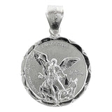 Dije Medalla San Miguel Arcangel Regalo Religion Plata 925