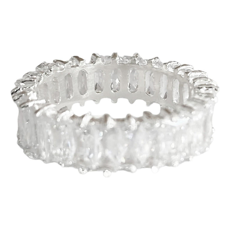 Anillo Grueso Churumbela Completa Piedra Natural Plata .925