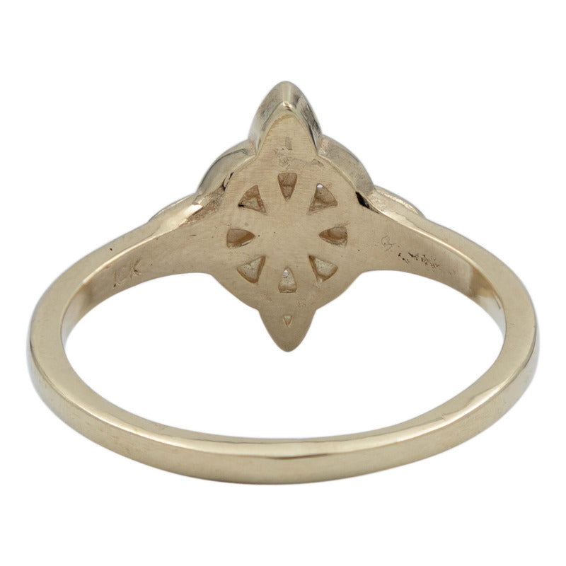 Anillo Nudo De Bruja Celta En Oro 10k Fabricado A Medida