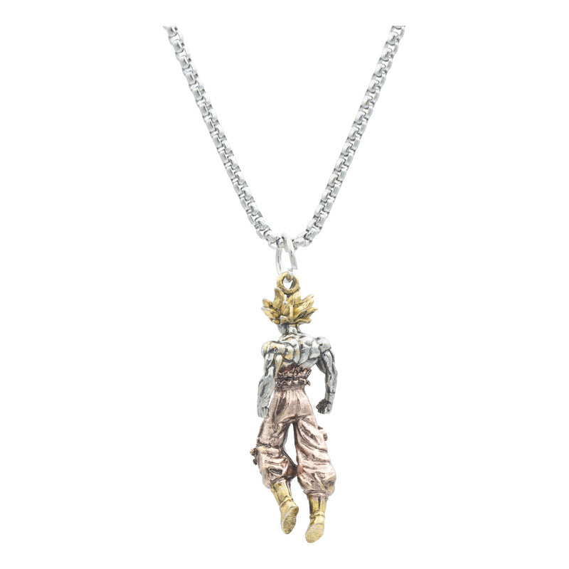 Collar Goku Super Saiyajin Dragon Ball Cadena Hombre Regalo