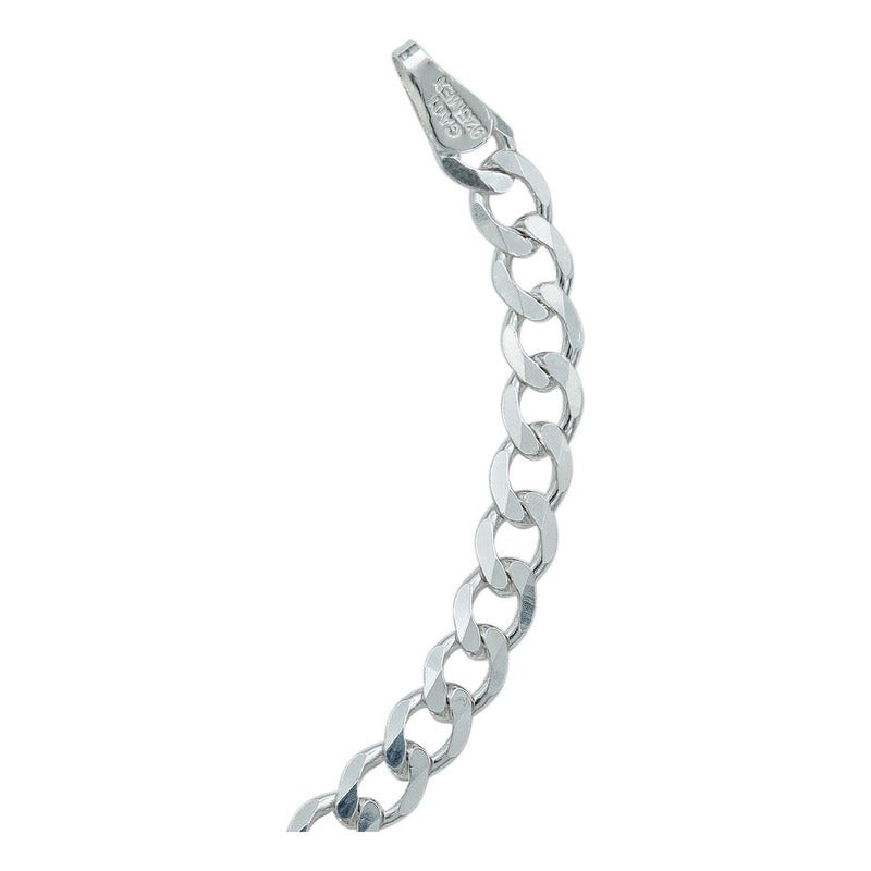 Pulsera Hombre Dama Cubana Abierta Barbada Plata Ley 925 5mm