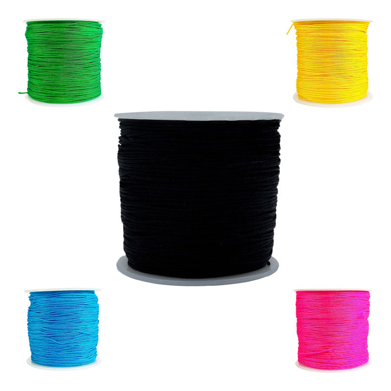Hilo Para Pulseras Chino Elastico Bisutería 0.8 Mm 92 Metros