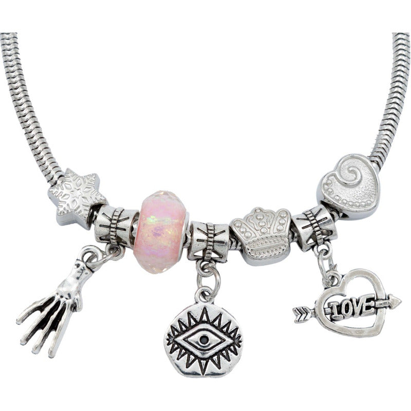 Pulsera Ajustable Charms Cadena Serpiente Regalo Mujer