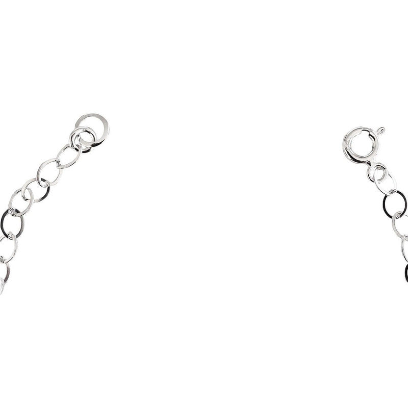 Pulsera Ajustable Con Medallas De San Benito Plata Ley S925